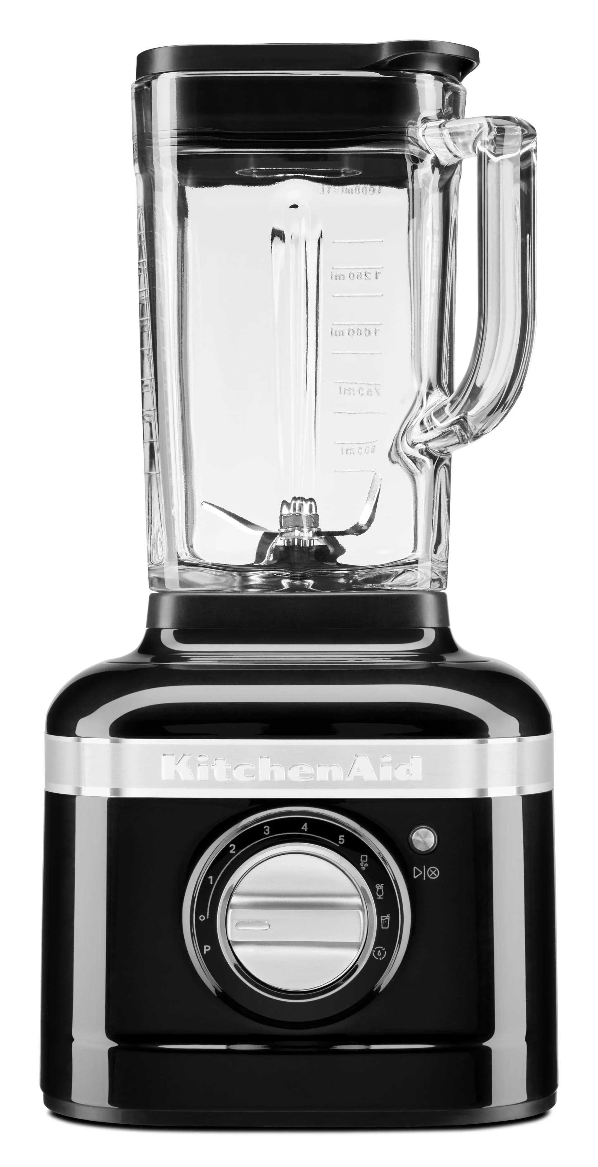 KITCHENAID Standmixer Onyx Schwarz mit 1,4 L Glasbehälter