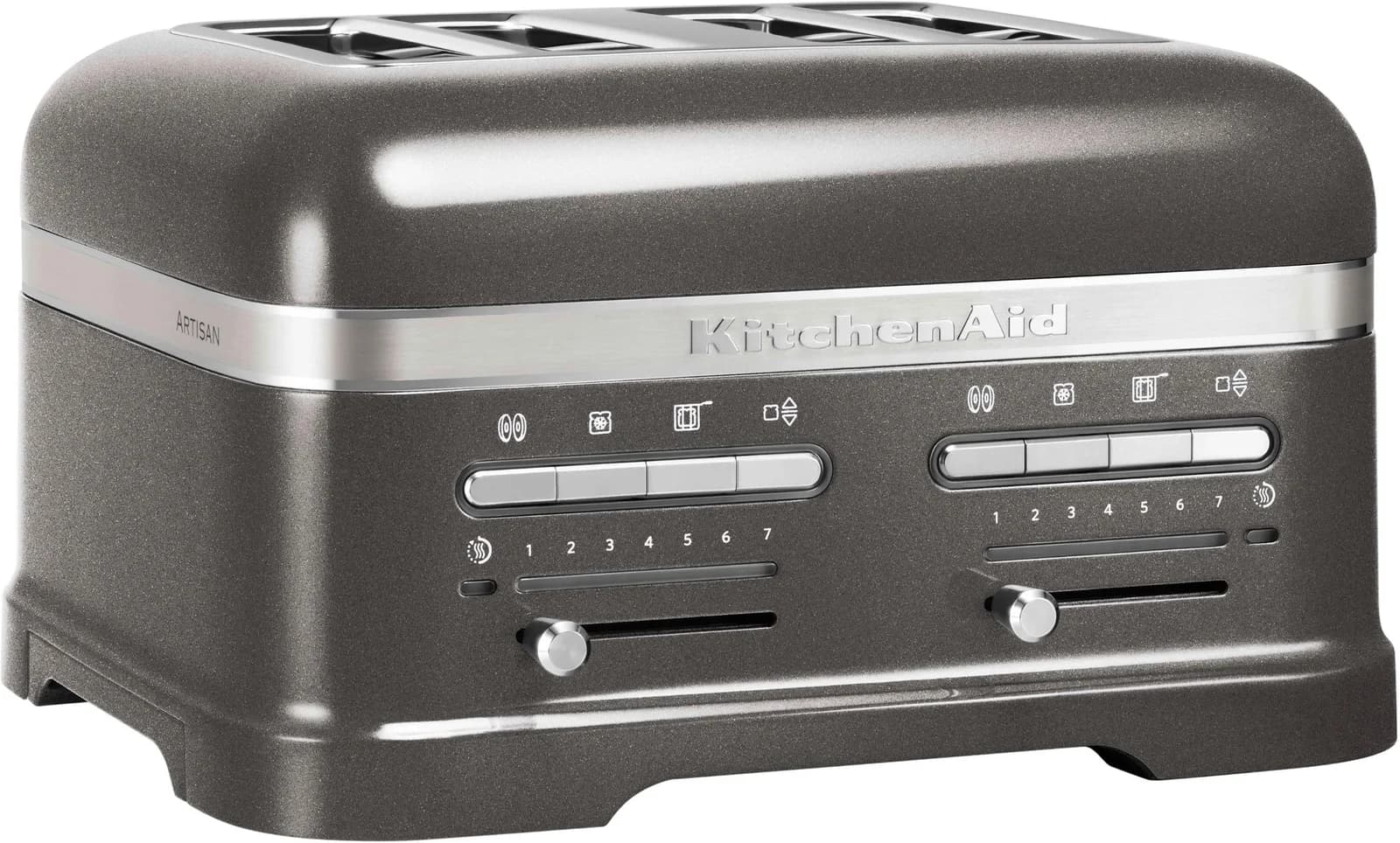 KitchenAid Artisan-Toaster Silber mit Sandwichzange
