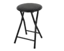 Urban Living Klapphocker Schwarz Faltbar 100kg Belastbar Bild 1