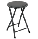 Urban Living Klapphocker Dunkelgrau Faltbar Bild 3