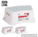 Urban Living Tritthocker Kindertritt Weiß mit farbigen Noppen Bild 1