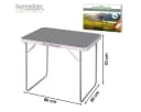 Sunnydays Campingtisch Klappbar Grau Aluminium Bild 1