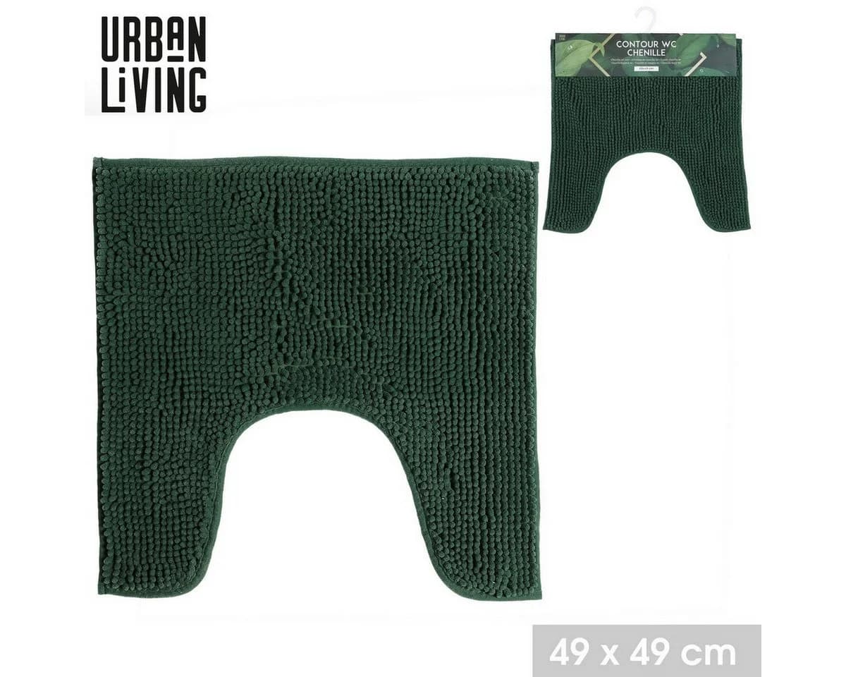 Urban Living WC-Vorleger mit Ausschnitt Grün Polyester