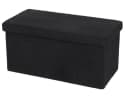 Urban Living Truhenbank TEDDY Sitzbank Schwarz mit Stauraum Bild 2