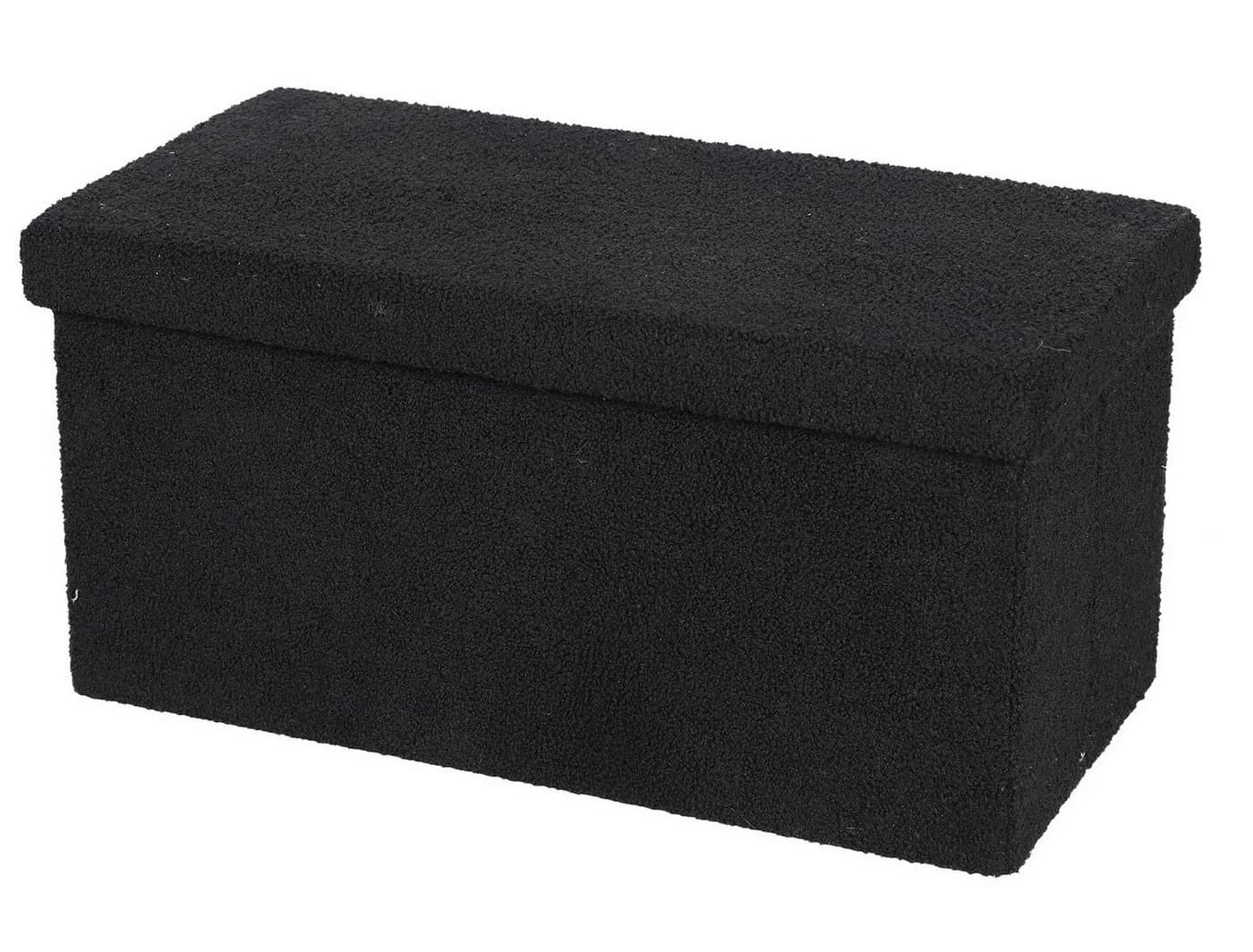 Urban Living Truhenbank TEDDY Sitzbank Schwarz mit Stauraum - Bild 2