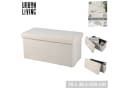 Urban Living Truhenbank TEDDY Sitzbank mit Stauraum Weiß Bild 1