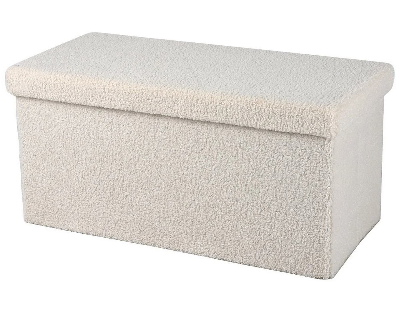 Urban Living Truhenbank TEDDY Sitzbank mit Stauraum Weiß - Bild 2