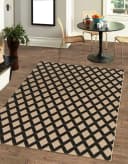 DomDeco Outdoorteppich UMAR Beige-Schwarz Rechteckig Bild 1