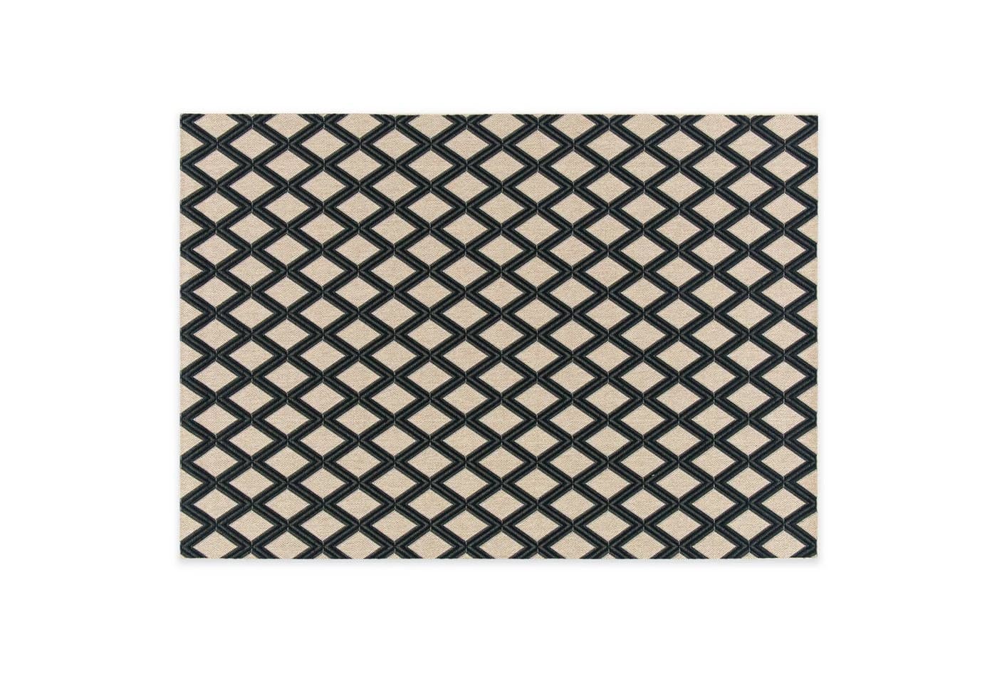 DomDeco Outdoorteppich UMAR Beige-Schwarz Rechteckig - Bild 2