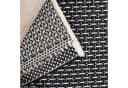 DomDeco UMAR Teppich Schwarz-Beige Flachgewebe In- & Outdoor Bild 3