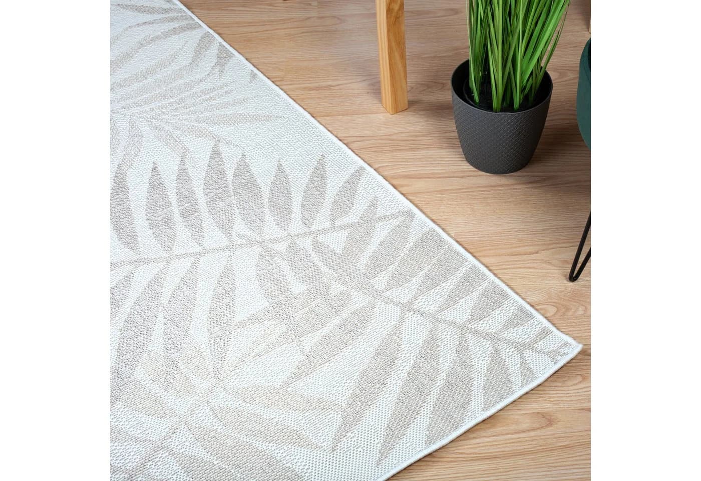 DomDeco Outdoorteppich JORIS 160x230 cm Creme-Beige - Bild 4