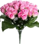 BOTANIC-HAUS Rosenstrauß 36-tlg. Rosa Kunststoff Bild 1