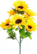 BOTANIC-HAUS Sonnenblumenbusch Kunstblume Gelb Bild 3