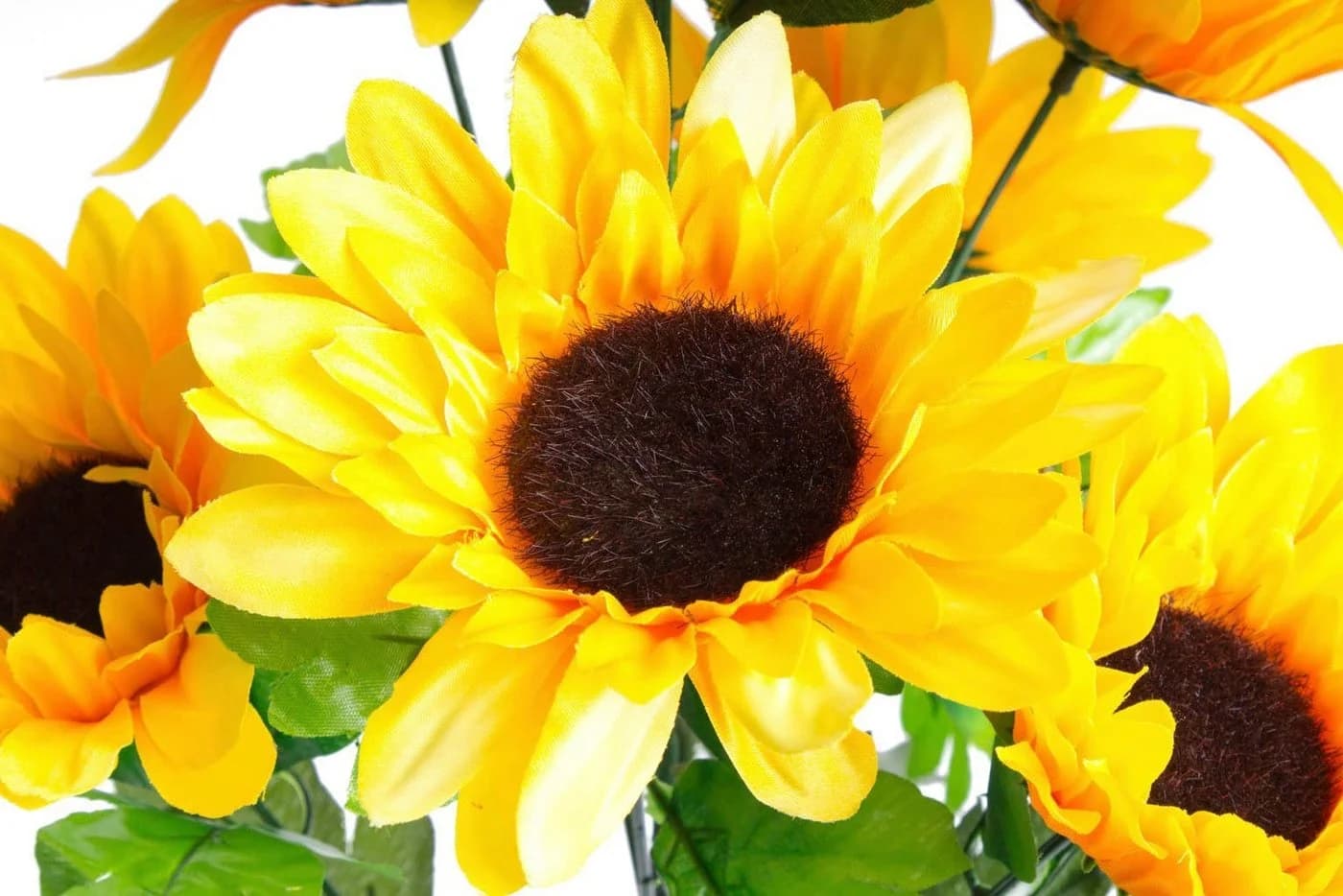 BOTANIC-HAUS Sonnenblumenbusch Kunstblume Gelb - Bild 4