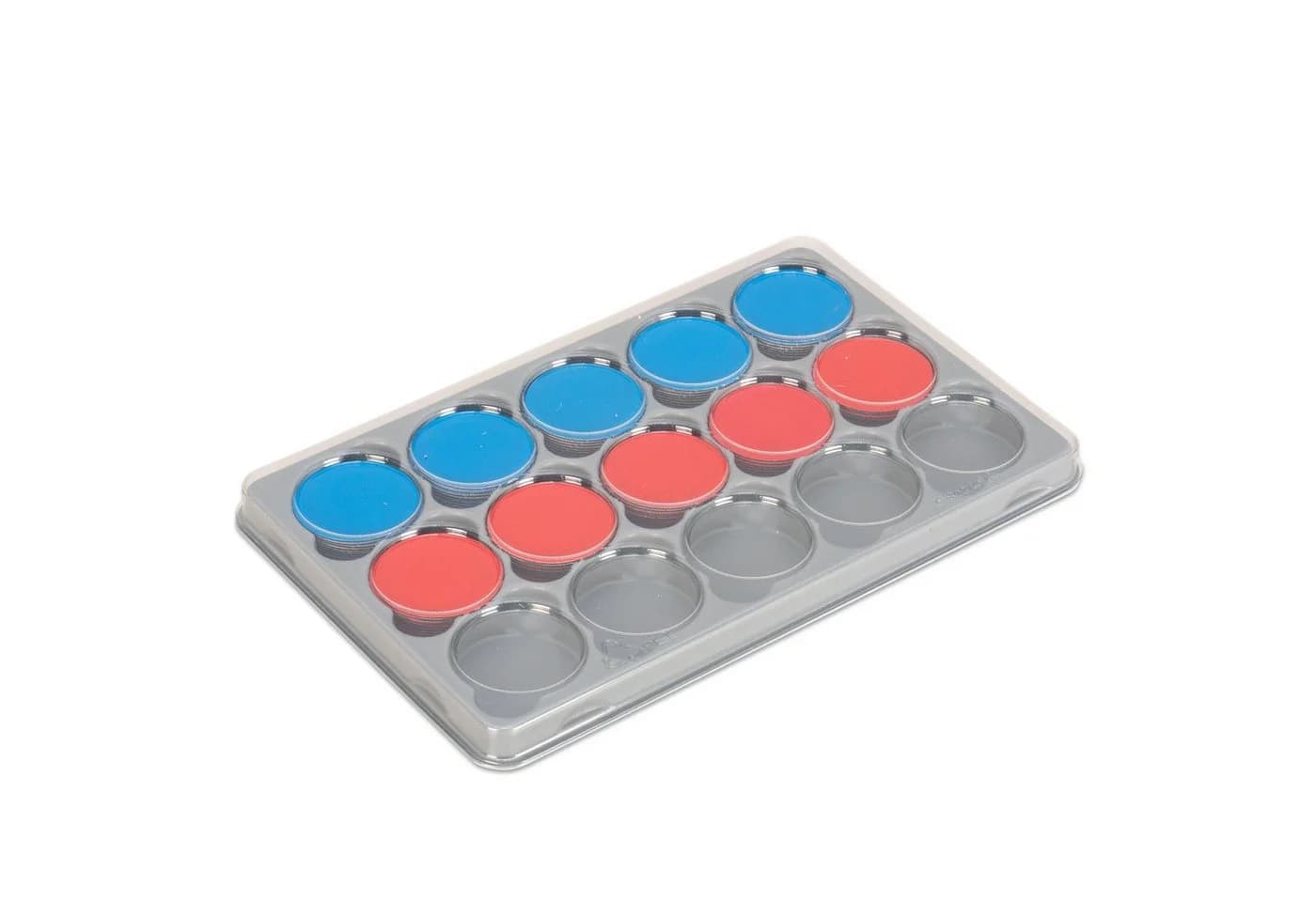 Betzold Magnetische Wendeplättchen Rot/Blau Lernspielzeug