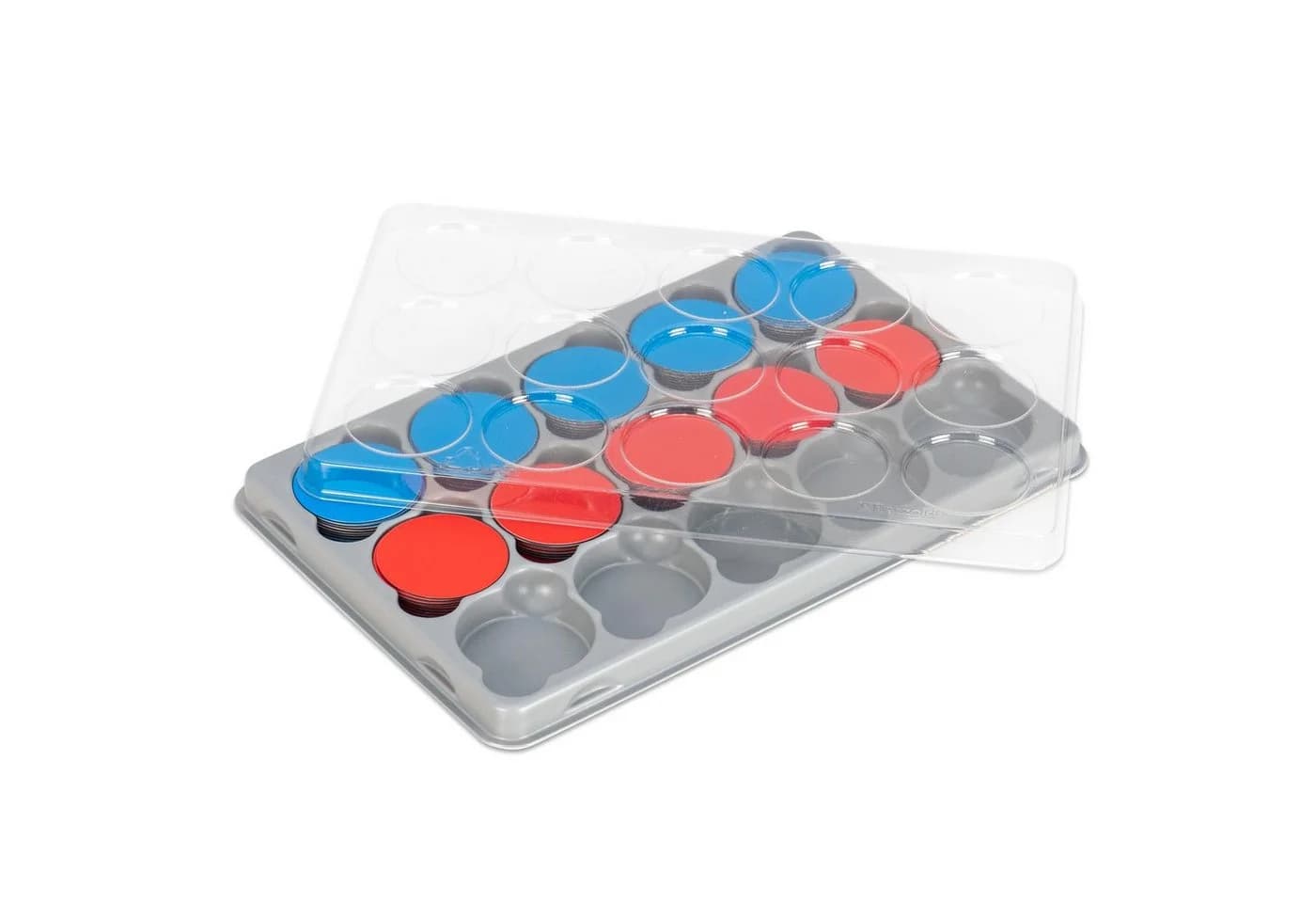 Betzold Magnetische Wendeplättchen Rot/Blau Lernspielzeug - Bild 2