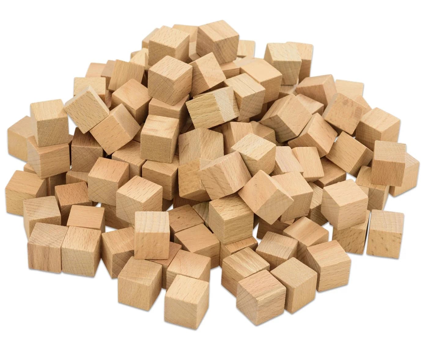 Betzold Lernspielzeug Holzwürfel 150 Stück Naturbelassen - Bild 2