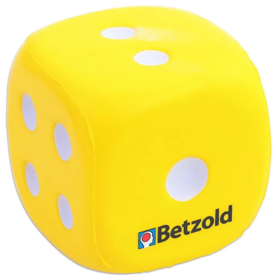 Betzold Lernspielzeug Augenwürfel 3 Stück Schaumstoff rot blau gelb - Bild 5