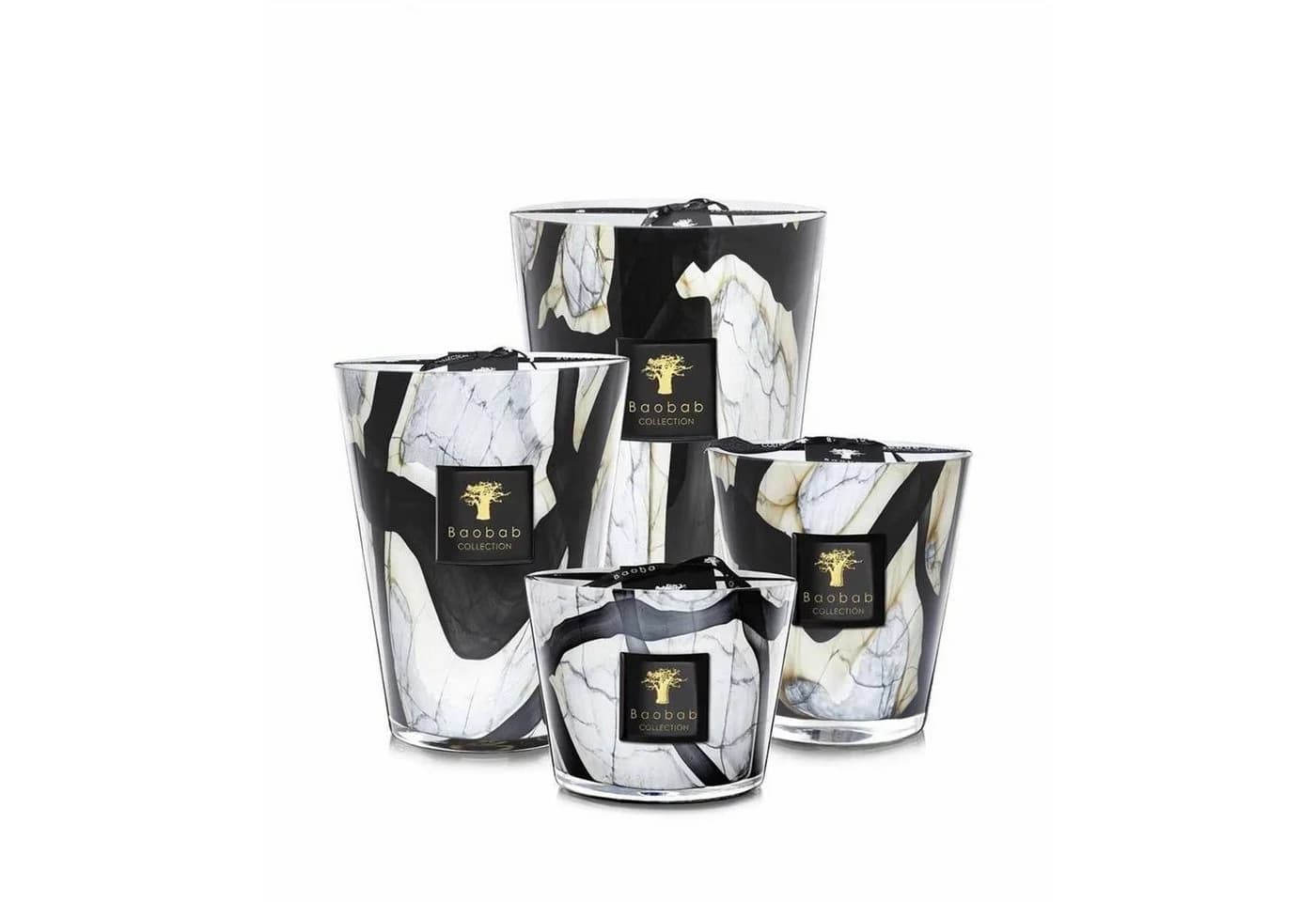 Baobab Duftkerze Max 16 Stones Marble Marmor-Optik - Bild 3