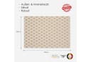 DomDeco Outdoorteppich UMAR Creme-Beige Wetterfest & UV-beständig Bild 5