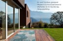 DomDeco Teppich Classic Hexagon Tiles M Blau In- und Outdoor Bild 1