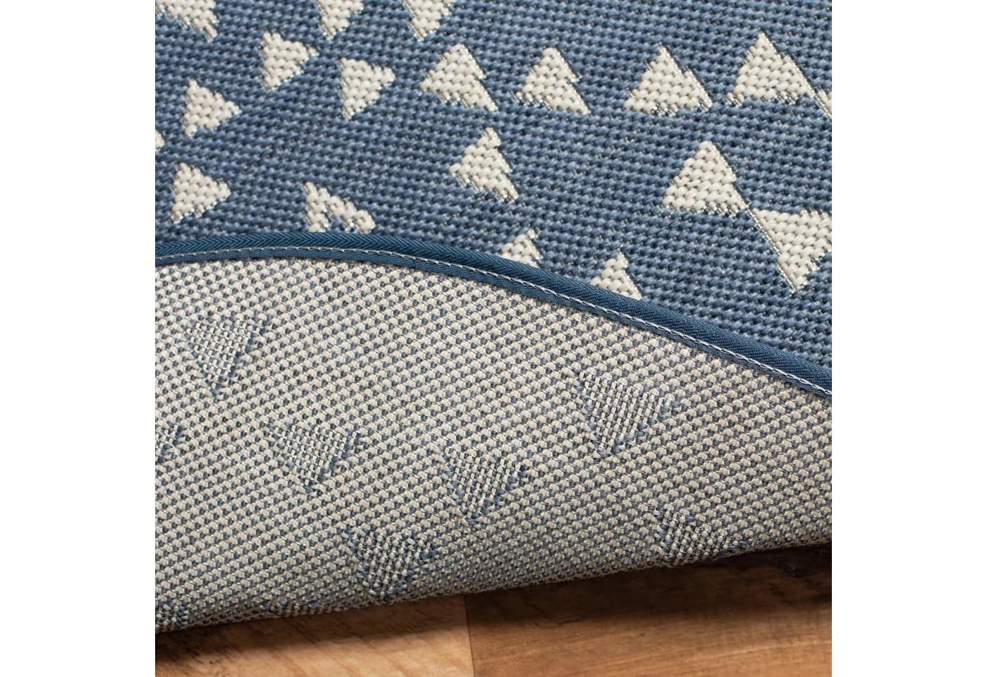 DomDeco In- & Outdoor Teppich Rund Visor Blau - Bild 3
