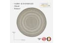DomDeco Teppich Roundabout Rund Taupe In- & Outdoor Bild 1
