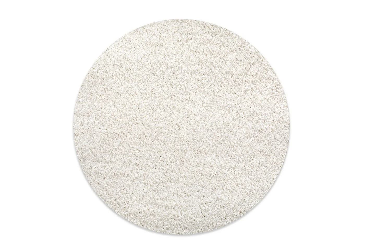 DomDeco Waschbarer Kurzflorteppich Weiß