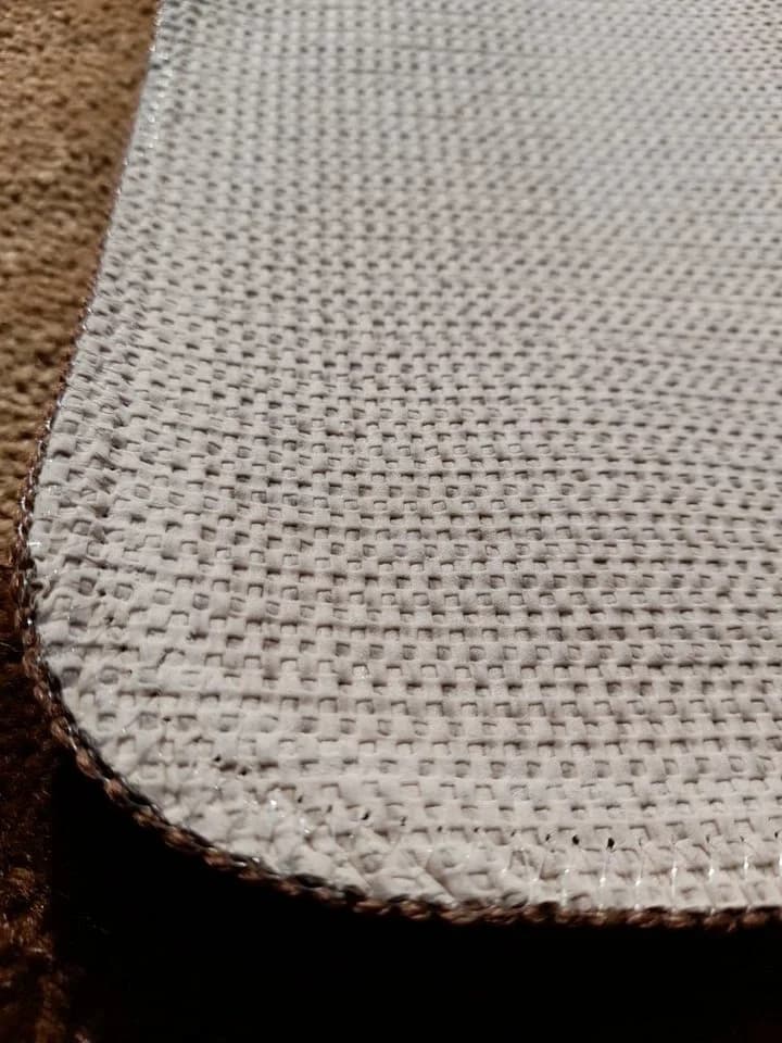 oKu-Tex Badematzen-Set Brize 2-teilig Braun Beige Gestreift - Bild 4