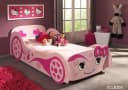 Vipack Kinderbett LoveCar Rosa mit Lattenrost Bild 2