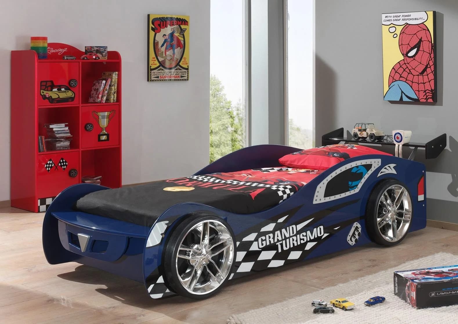 VIPACK Autobett Grand Turismo Blau MDF Glänzend - Bild 2