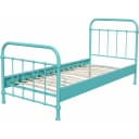 VIPACK Metallbett New York Türkis 90x200 cm Bild 1
