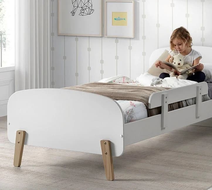 VIPACK Bettschutzgitter Kiddy Weiß - Absturzschutz für Einzelbett - Bild 3