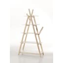 VIPACK Kinderregal Kiddy 5 Böden Weiß Kiefer MDF Bild 1