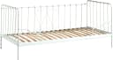 VIPACK Jugendbett Alice Metall Weiß Nostalgisches Design Bild 2