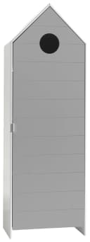 VIPACK Casami Kleiderschrank Grau Weiß mit Soft-Close und viel Stauraum Bild 2