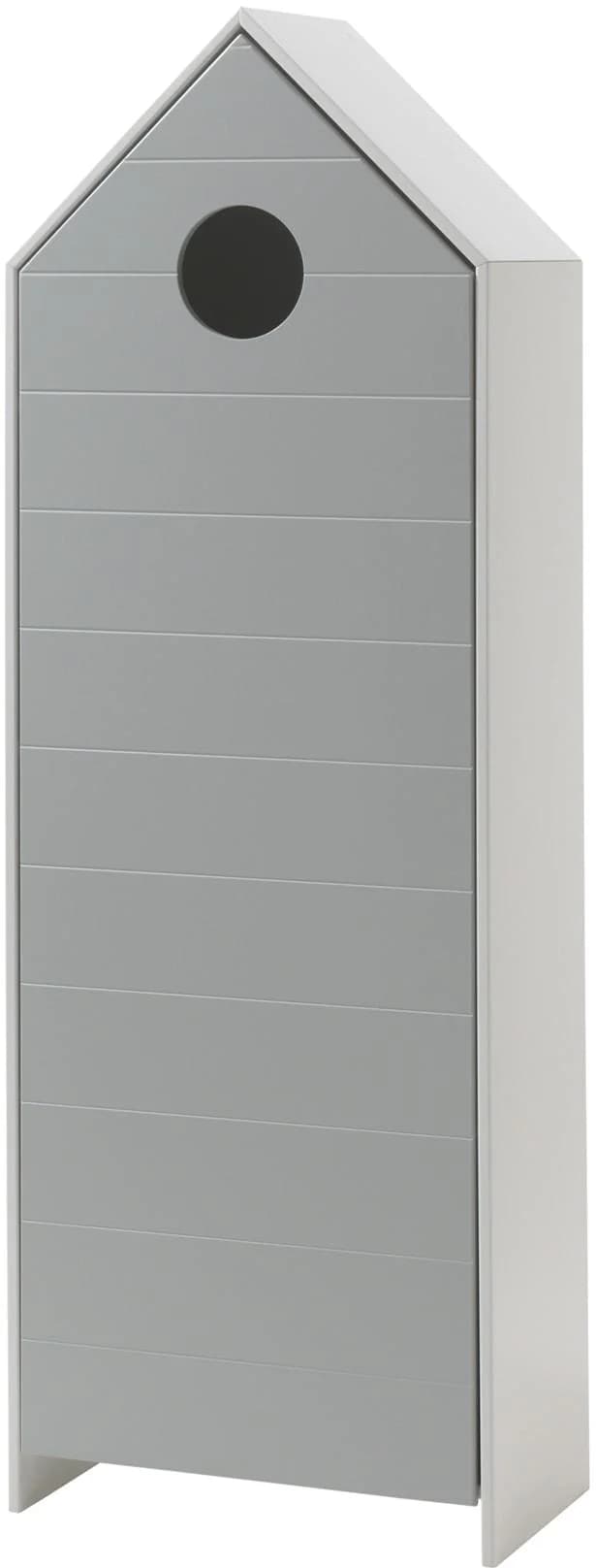 VIPACK Casami Kleiderschrank Grau Weiß mit Soft-Close und viel Stauraum - Bild 3