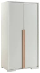 VIPACK Kleiderschrank London Weiß mit Soft-Close und Melamin-Oberfläche Bild 1