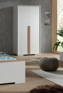 VIPACK Kleiderschrank London Weiß mit Soft-Close und Melamin-Oberfläche Bild 2