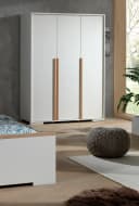VIPACK Kleiderschrank London Weiß 3-Türer mit Soft-Close Bild 2