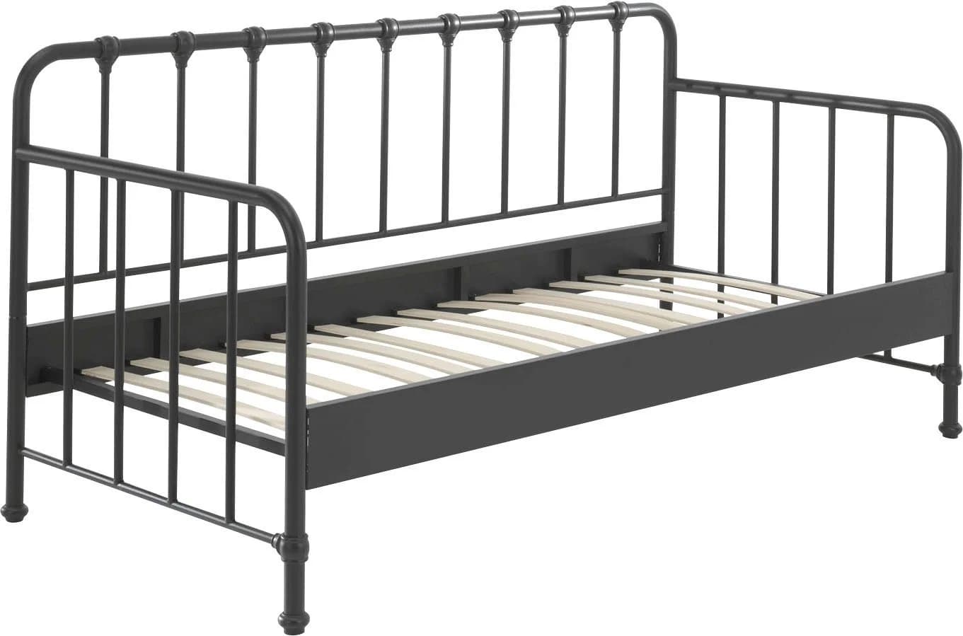 VIPACK Bronxx Daybett Schwarz Metall Lattenrost - Bild 2