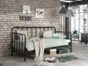VIPACK Bronxx Daybett Schwarz Metall Lattenrost Bild 3