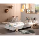 VIPACK Modulo Kinderbett weiß stapelbar mit Lattenrost Bild 1