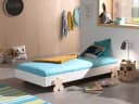 VIPACK Modulo Kinderbett weiß stapelbar mit Lattenrost Bild 3