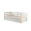 VIPACK Magrit Kojenbett mit seitlichem Umbau und Bettschublade Weiß/Natur Bild 1