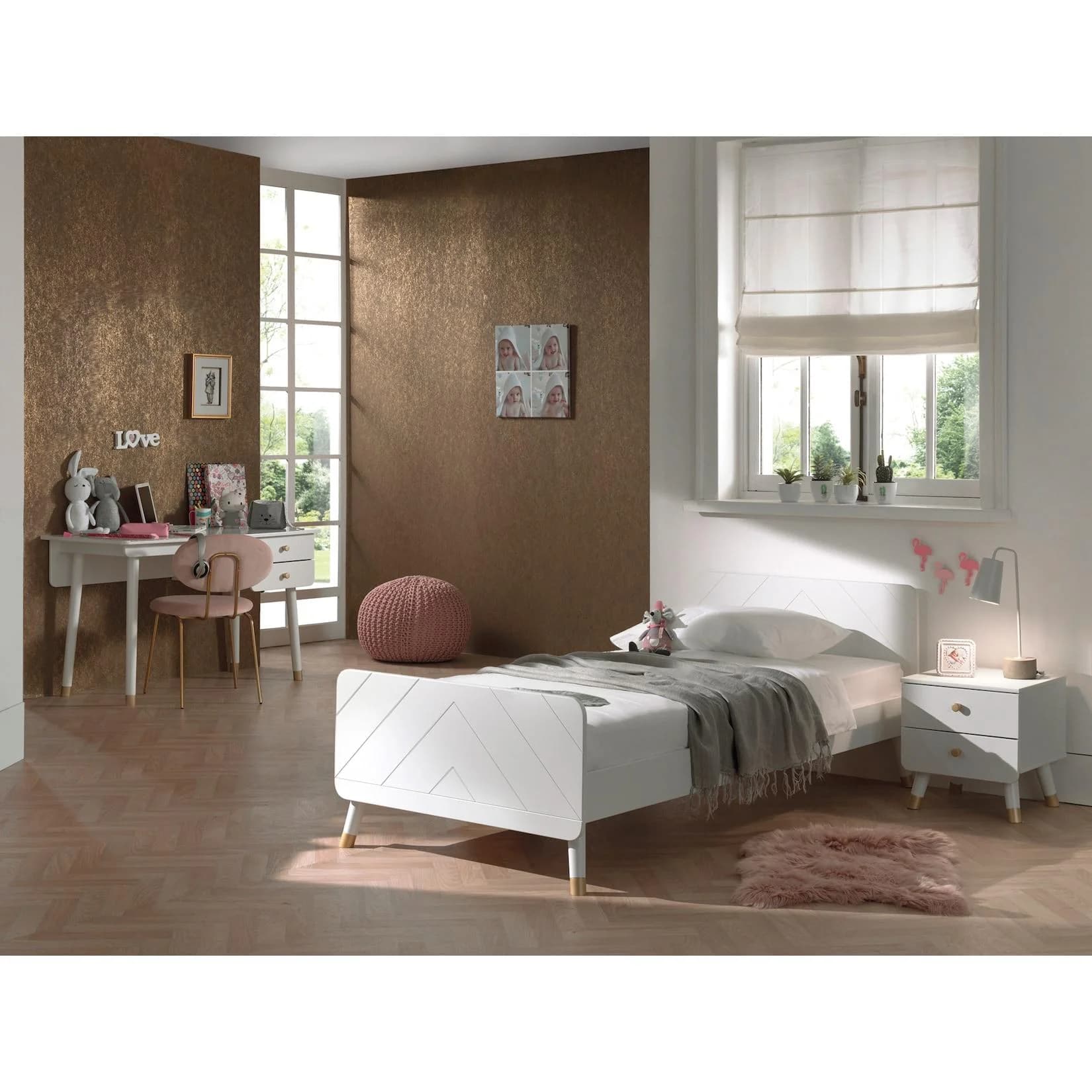 Vipack BILLY Jugendzimmer Set 3-tlg. Weiß MDF