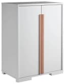 VIPACK London Kinderkleiderschrank Weiß mit Türdämpfung Bild 1