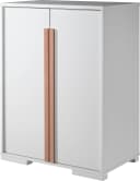 VIPACK London Kinderkleiderschrank Weiß mit Türdämpfung Bild 2
