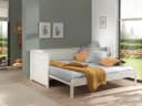 Vipack Pino Kojenbett Weiß Ausziehbar 90x200 auf 180x200 cm Bild 1