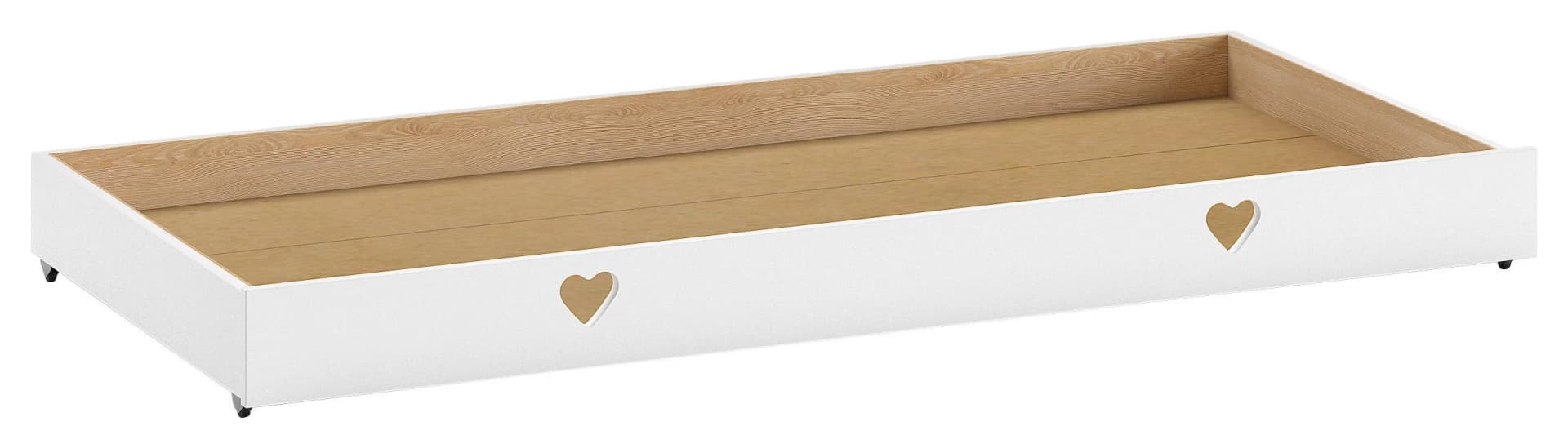 VIPACK Bettschubkasten Amori Weiß mit Rollenführung - Bild 2